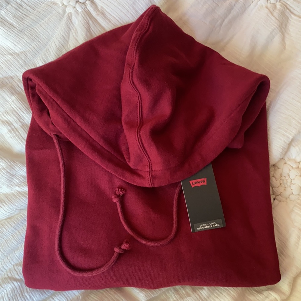 New LEVI'S Coastal Cruise red Hoodie - Picture 5 of 8